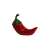 Hungarian paprika in a porcelain pepper shape, 50g, spicy