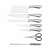 Royalty Line 8-piece stainless steel knife set with stand