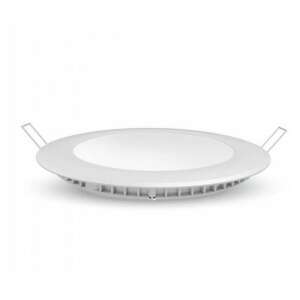 Panou LED rotund integrat, 18W, Alb rece, 1500lm, pentru Bucatarie, Baie, Living, Birou - Lămpi și iluminat