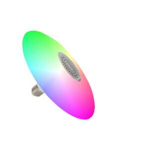 Farebná lampa E27 UFO so vstavaným reproduktorom a diaľkovým ovládaním Bluetooth 39738998 Žiarovky, horáky