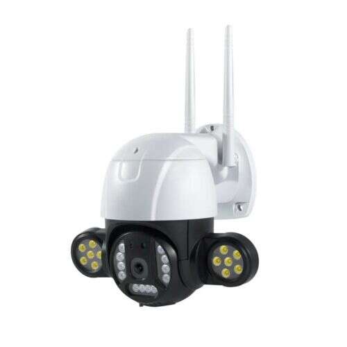 Onvif P42 IP camera, white, wireless, with night vision and motion detection