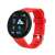 Czerwony smartwatch D18 z krokomierzem i danymi fitness
