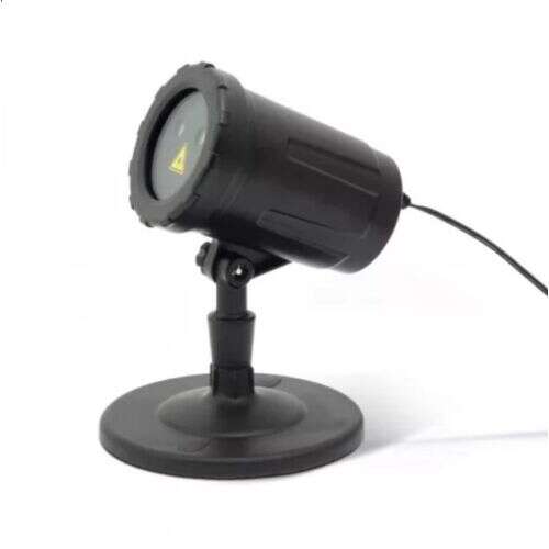 Star Shower Outdoor Christmas Laser Projector, black, angled view