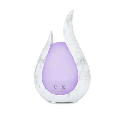 Irisz Aroma Diffuser with 7-Color LED Light, Marble