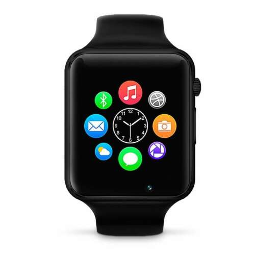 A1 Smartwatch so SIM kartou v maďarskom jazyku Čierna