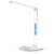 TGX-7001 LED Desk Lamp with Built-in Rechargeable Battery and Digital Display, White