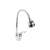 Oupu 66430 kitchen faucet, single lever, flexible, matt silver