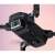 S66 Mini Pocket Drone with camera, black, foldable, RC Quadcopter, close-up of camera