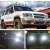 42W Round LED Work Light, Installed on a Car, Truck, or Off-Road Vehicle