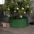 Green plastic Christmas tree base cover, 65x23 cm, hiding the tree stand