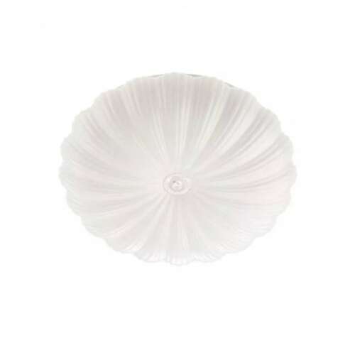 White shell ceiling lamp with remote control, 3 color temperatures