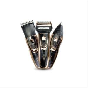 Daling 3 in 1 men's grooming kit, all three attachments - Body hair groomer