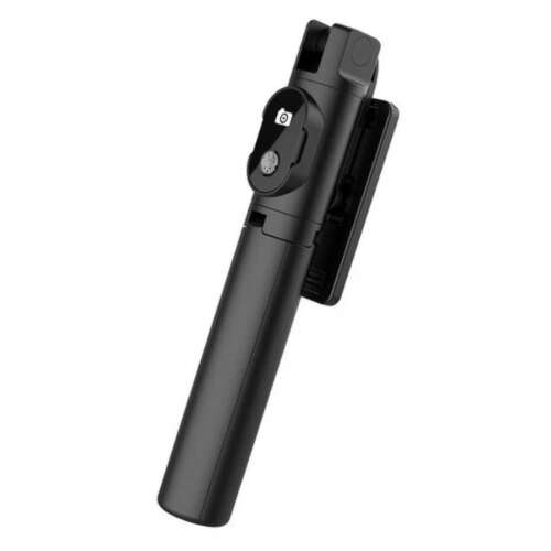 Stand P20 Bluetooth szelfibot távirányítóval, fekete