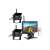 Wireless rear view camera kit with 7 inch monitor, two cameras, and remote control