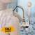 Instant Electric Water Heater Faucet with LED Display and Shower Head in use