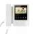 Fehér videó kaputelefon 4,3 hüvelykes képernyővel és kézi készülékkel, digitális kaputelefon, videó kaputelefon rendszer