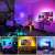 RGB LED strip for home decor, showcasing different lighting effects
