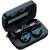 M9 TWS Bluetooth 5.1 wireless earbuds with charging case, black