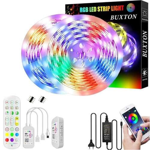 Wifi Bluetooth Smart LED Strip Kit Color RGB Telefon Controlabil 10m