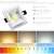 7W Square Recessed LED Ceiling Light with Color Temperature Options and Features