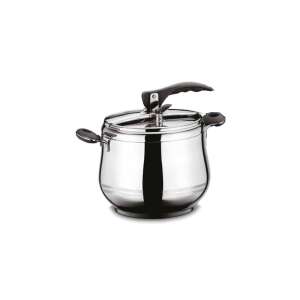 Maxcasa 5 Litrový Nerezový Tlakový Hrnec - Vákuové zváračky fólií, Stroj na pečenie oblátok, Fritézy, Elektrické hrnce na varenie, Stolové grily a Kuchynské váhy