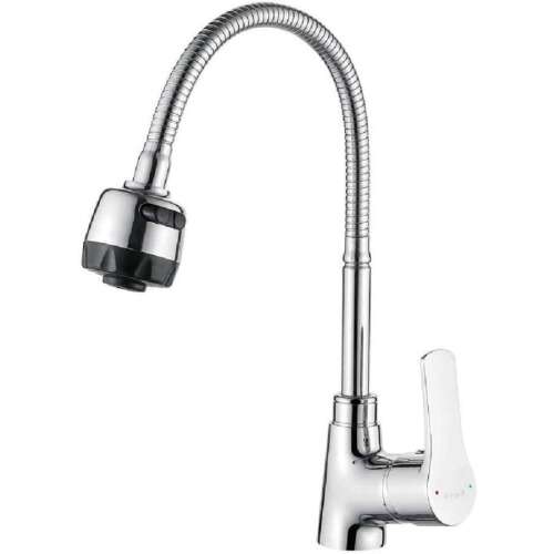 Italomix Kitchen Faucet Flexible Swan, Standing, Single-lever