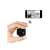 Mini WiFi Magnetic Spy Camera, black, in hand, showing size