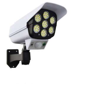 Solárna lampa so senzorom pohybu a falošná kamera JD-2178T