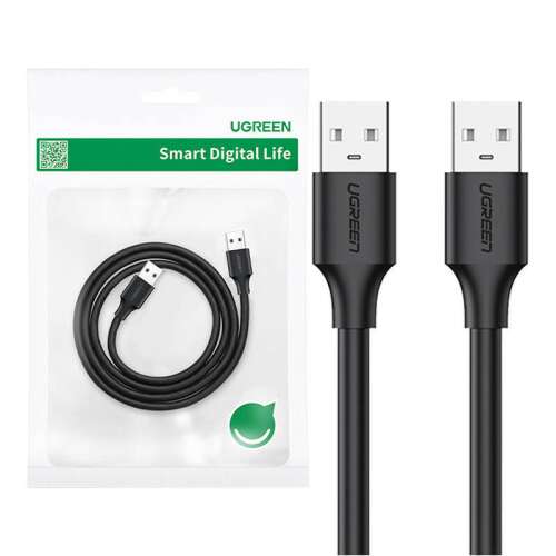 UGREEN US102 USB-A kábel, 0,25 m (fekete) 110797890