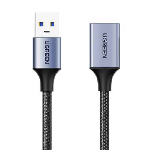 UGREEN USB 3.0 hosszabbító kábel, USB male - USB female, 1m (fekete) 110798802