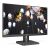 Monitor, AOC 24E1Q, 23,8" WLED IPS, 1920x1080@60Hz, 5ms GtG, 250cd/m2, 1000:1, DCR 20m:1, FlickerFree, Low Blue Light, 2Wx2, Tilt, D-SUB, HDMI, DP 85601384