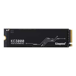 Kingston KC3000 PCIe 4.0 NVMe M.2 SSD, czarny, widok z przodu - Kingston Napęd SSD