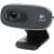 Logitech C270 HD 720p webcam with built-in microphone, black