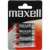 Maxell AAA batteries, 4 pack