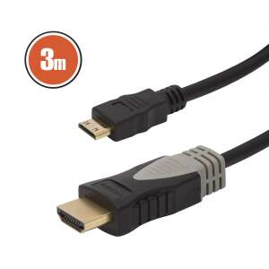 3 meter Mini HDMI to HDMI cable - HDMI Cable