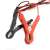 Red and black battery charger clamps