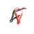Red and black battery charger clamps