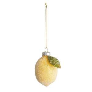 HANG ON üveg karácsonyfadísz, citrom 110958694 - Hang On