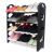 Praktikus 12-Pair Shoe Rack Organizer filled with shoes