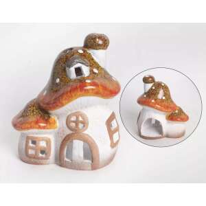 Kültéri Mécsestartós Gombaház 16 cm 110959203 - Őszi dekorációs kellék