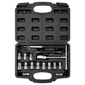NEO Set freze curățare scaune injectoare - 17 bucăți în cutie - NEO Tools
