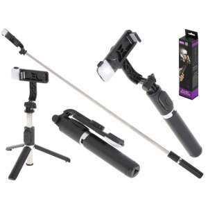 OEM Selfie bot lámpa állvány tripod állvány fekete