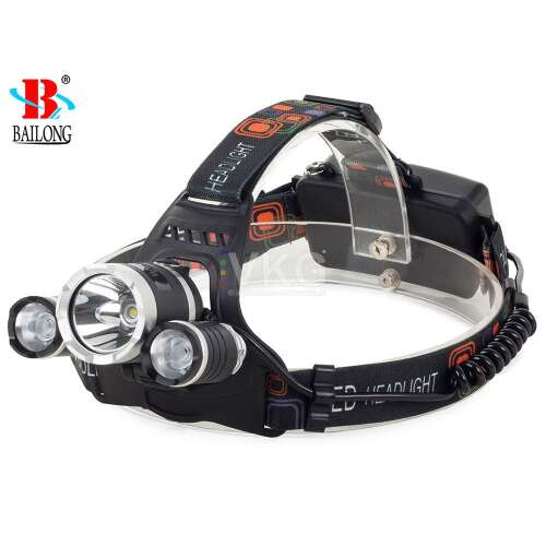 Bailong RJ-3000 LED Fejlámpa CREE XM-L T6 és 2 X XPE LED-ekkel - Fejlámpa