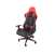 Irodai forgószék Gamer szék, fekete/piros v2 elölnézet