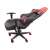 Irodai forgószék Gamer szék, fekete/piros v2 oldalnézet döntve
