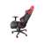 Irodai forgószék Gamer szék, fekete/piros v2 oldalnézet
