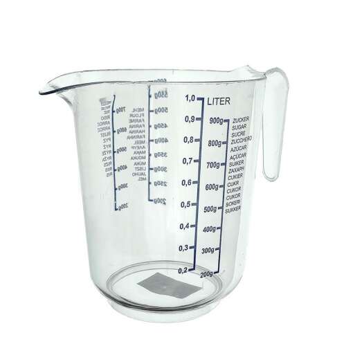 Műanyag mércés kancsó 1L kapiga 110967412
