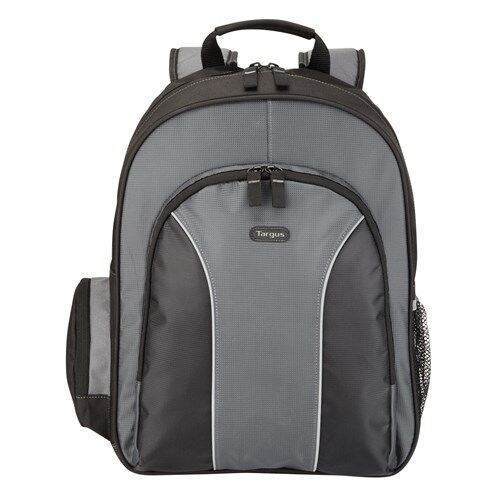 Targus Essential 15.4-16 inch Laptop Backpack, Black and Grey
