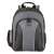 Targus Essential 15.4-16 inch laptop backpack, black and grey, front view