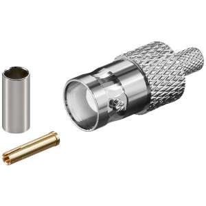 Goobay BNC alj krimp csatlakozó RG-58 110977326 - Goobay